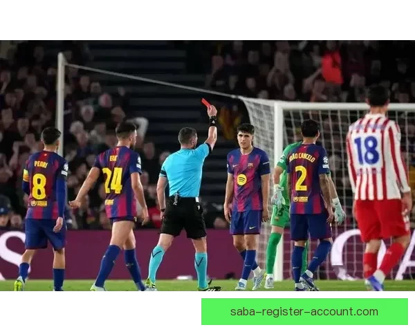 马竞巴萨半场战平西蒙尼拉什福德建功冈萨雷斯被罚下